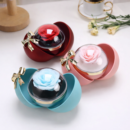 Luxury Eternal Rose Jewelry Gift Box