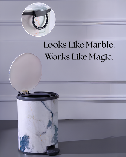 Marble Design Dustbin
