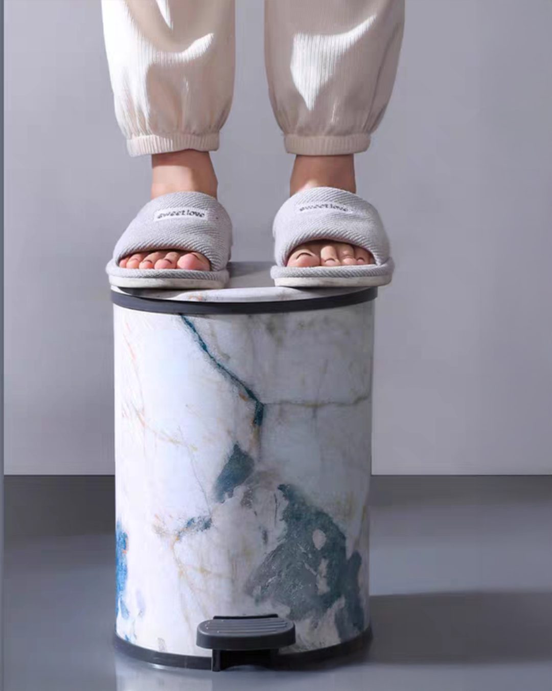 Marble Design Dustbin