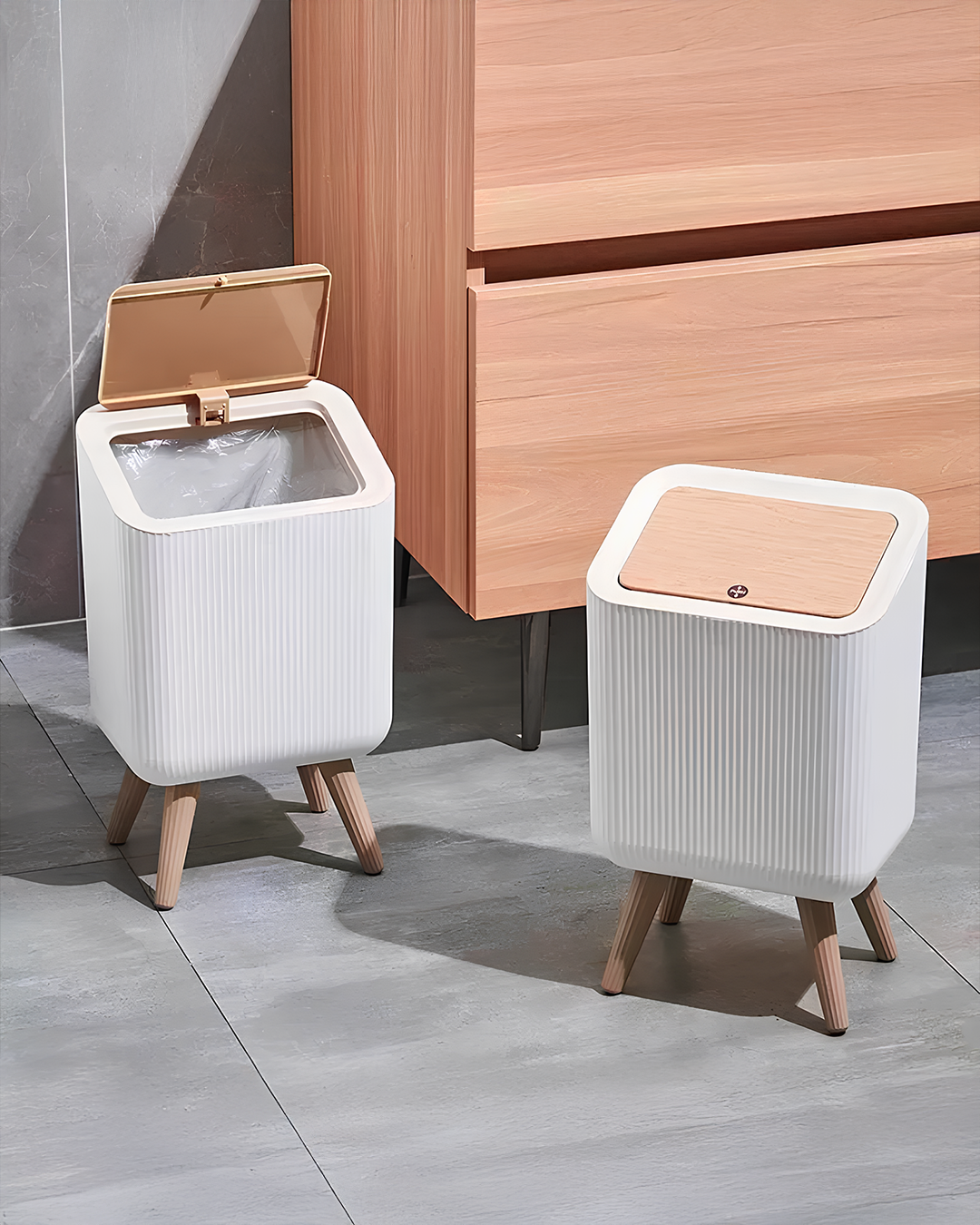 Modern Square Dustbin