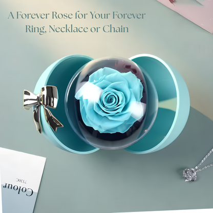 Luxury Eternal Rose Jewelry Gift Box