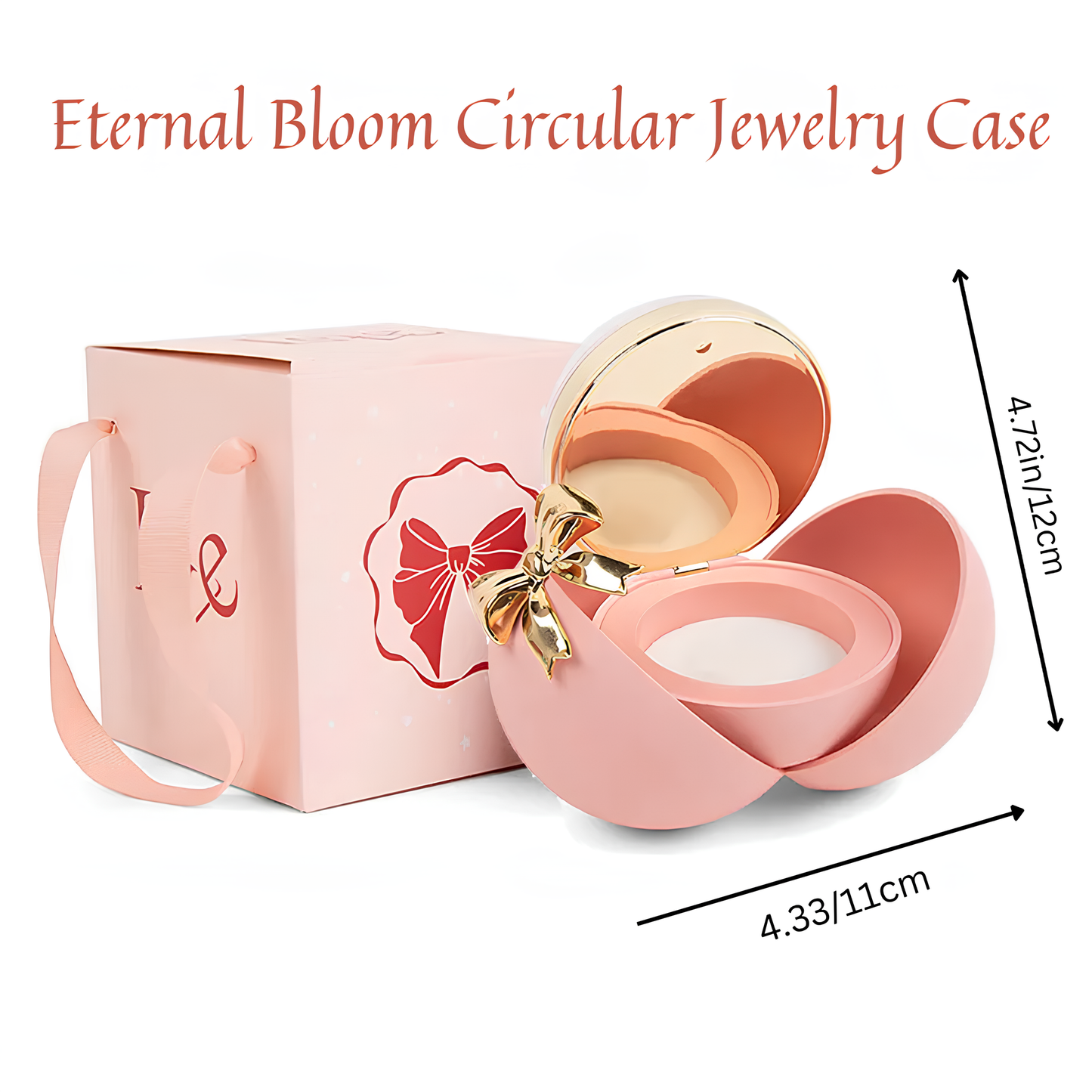 Luxury Eternal Rose Jewelry Gift Box